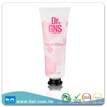 High quality octagonal screw cap cosmetic tube for hand cream body lotion